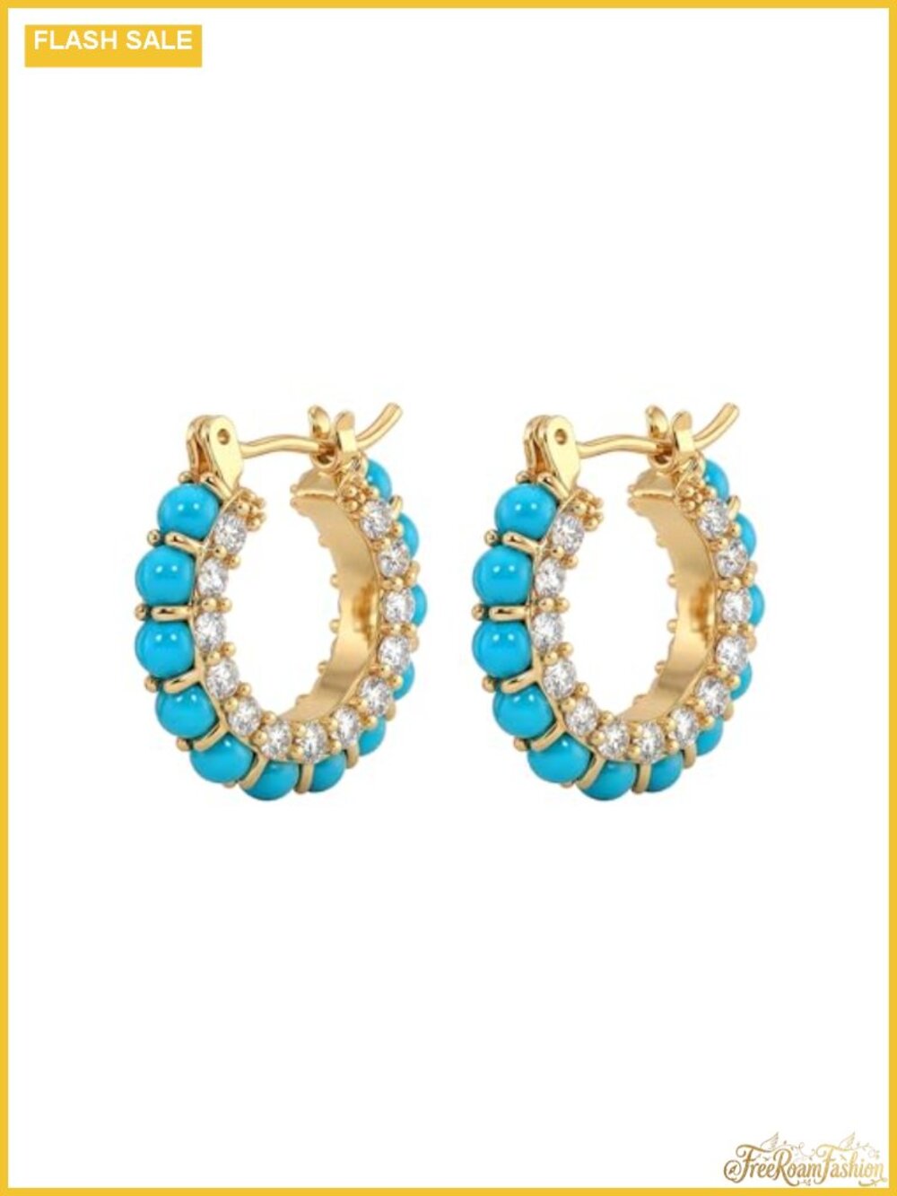 14K Gold Plated Dainty Huggie Hoop Earrings for Women Hypoallergenic CZ Sparkle